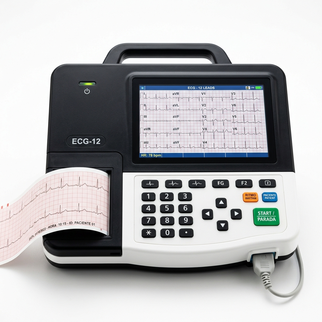 Eletrocardiógrafo (ECG 12 Derivações)